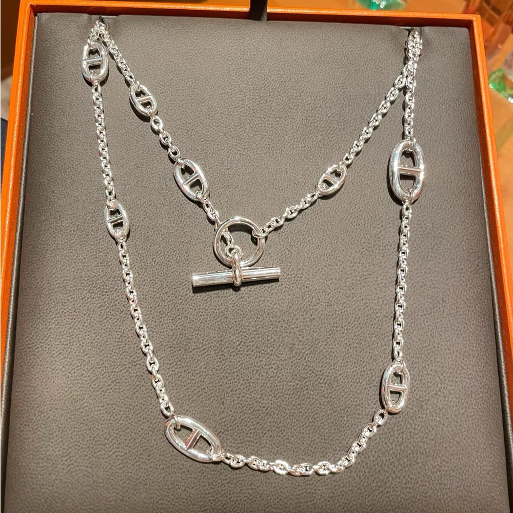 Hermes Farandole Long Necklace 120cm